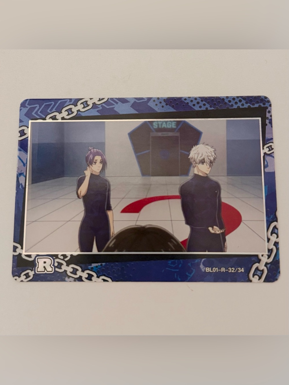 Anime official collectible blue lock card reo mikage nagi seishiro